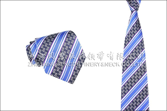 浦發銀行 色織真絲領帶