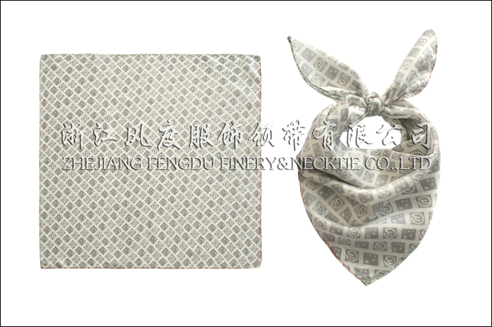 保險公司 真絲小方巾 規格：53x53cm