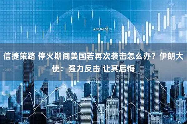 信捷策路 停火期间美国若再次袭击怎么办？伊朗大使：强力反击 让其后悔