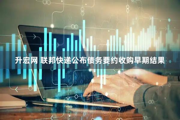 升宏网 联邦快递公布债务要约收购早期结果