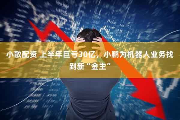 小散配资 上半年巨亏30亿，小鹏为机器人业务找到新“金主”